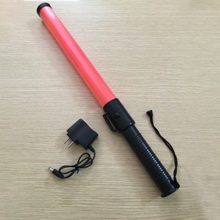 Gậy cảnh báo - cầm tay pin sạc, 53cm, điều khiển giao thông, công trường,...