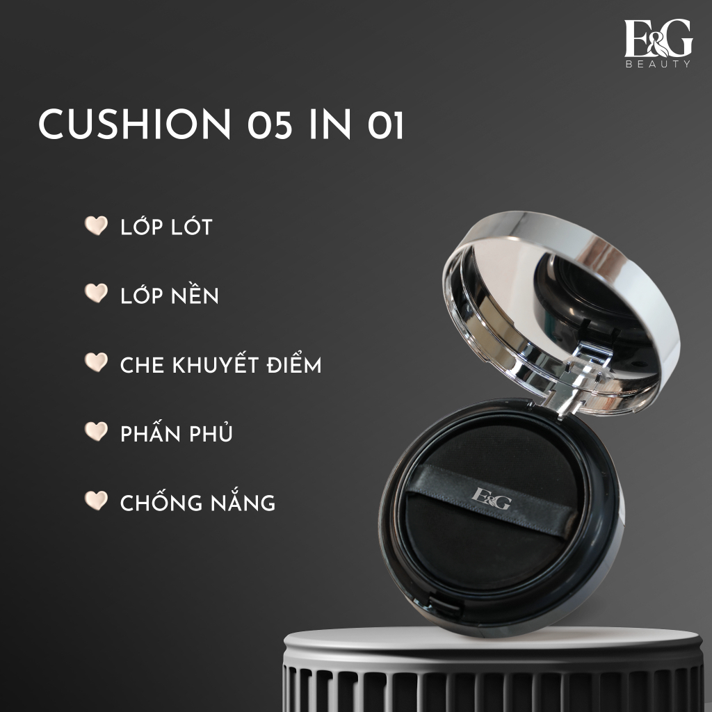 Bộ phấn nước kiềm dầu Original Perfect Cover lâu trôi và  tinh chất phục hồi Revitalizing Essence - E&G beauty