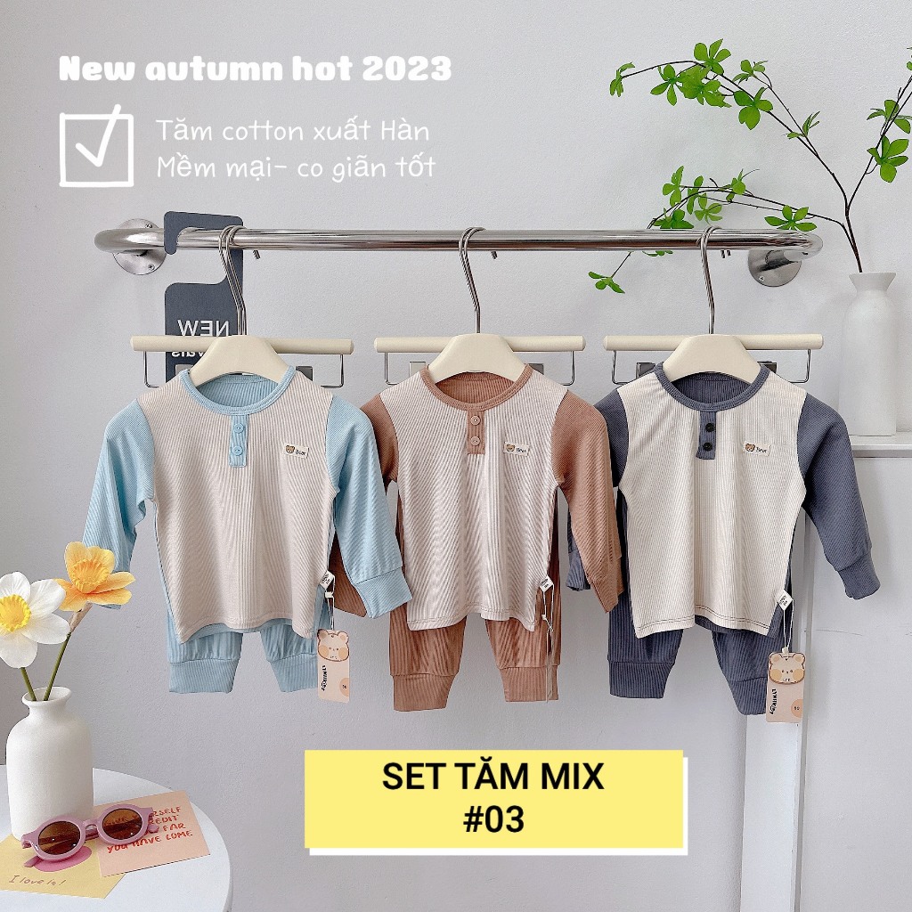 SET 3 BỘ TĂM XUẤT HÀN BÉ TRAI SIÊU ĐẸP