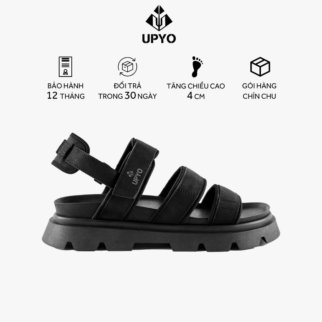 Dép sandal nam nữ đế TPR chống trơn trượt UPYO Mercury bản quai hậu BẢO HÀNH 6 THÁNG