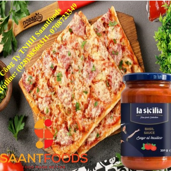 Sốt Cà Chua Và Húng Quế La Sicilia  - 350G