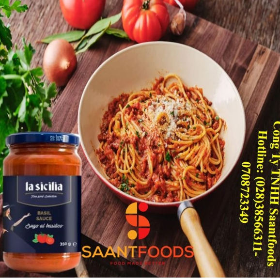 Sốt Cà Chua Và Húng Quế La Sicilia  - 350G