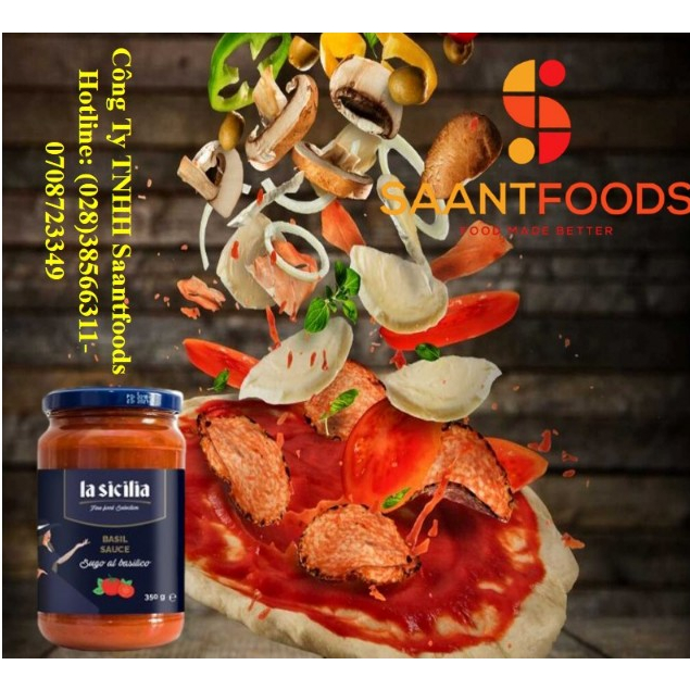 Sốt Cà Chua Và Húng Quế La Sicilia  - 350G