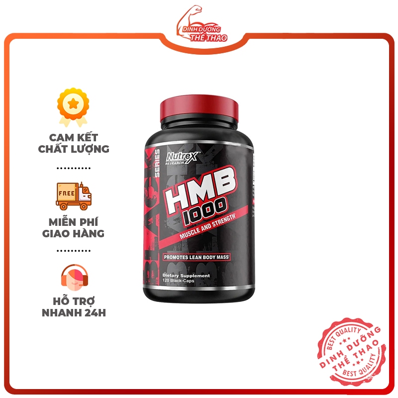 Thực Phẩm Hỗ Trợ Phát Triển Cơ Bắp Nutrex Hmb 1000 120 Viên