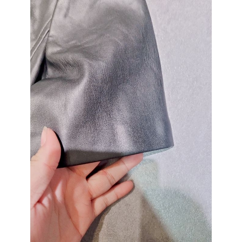 Đầm da Sprit  VNXK sang xịn mịn có dây kéo ở sau