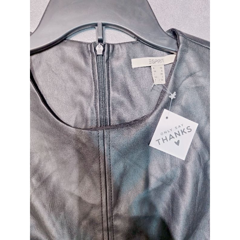 Đầm da Sprit  VNXK sang xịn mịn có dây kéo ở sau