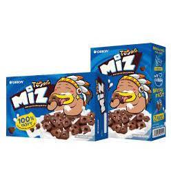 Bánh quy ăn sáng vị sô cô la miz toonies hộp 2 gói x27g