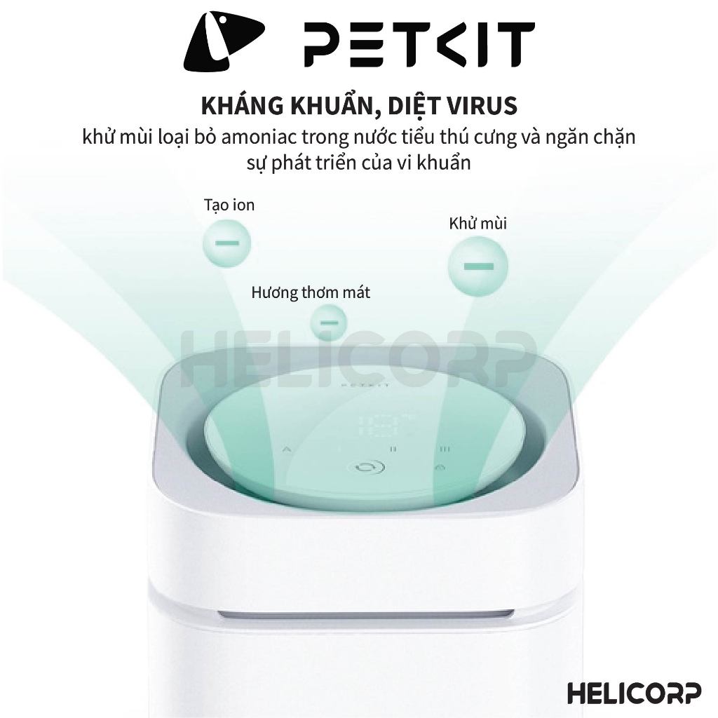 Tinh Dầu, Dung Dịch Khử Mùi, Khử Khuẩn Máy Petkit MAGICUBE 1 gói dùng 1 tháng- HeLiCorp