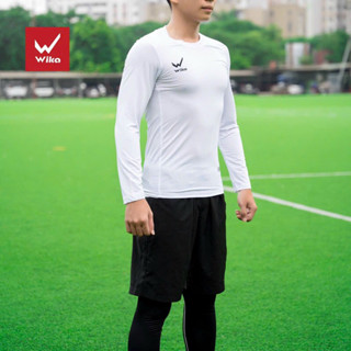 Áo body thể thao Wika cao cấp chính hãng giá rẻ co dãn nam nữ trắng mùa hè mát giữ nhiệt ấm thu đông dài tay bóng đá đẹp