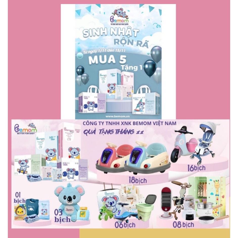 Bỉm.Gooby ,Mamagom;mềm mại, an toàn, siêu thấm hút size M/L/XL/XXL cho bé từ 9kg - 20kg