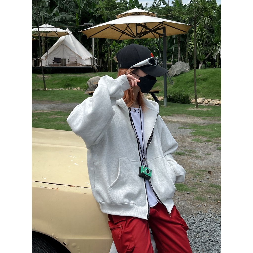 Áo Hoodie ZIP TRƠN PATOMI.STUDIO , áo hoodie nam nữ nỉ bông cotton dày dặn khối lượng 700gr