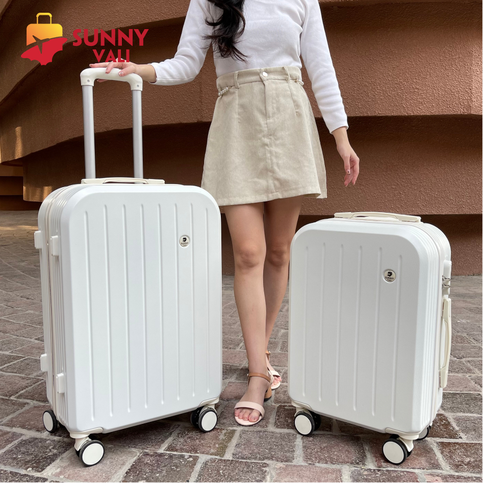 Vali du lịch SUNNY-SV07 vali kéo size 20/24, xách tay/kí gửi chính hãng chống va đập