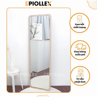Gương Soi Toàn Thân Bo Góc Viền Gỗ PIOLLEX Đa Dạng Kích Thước