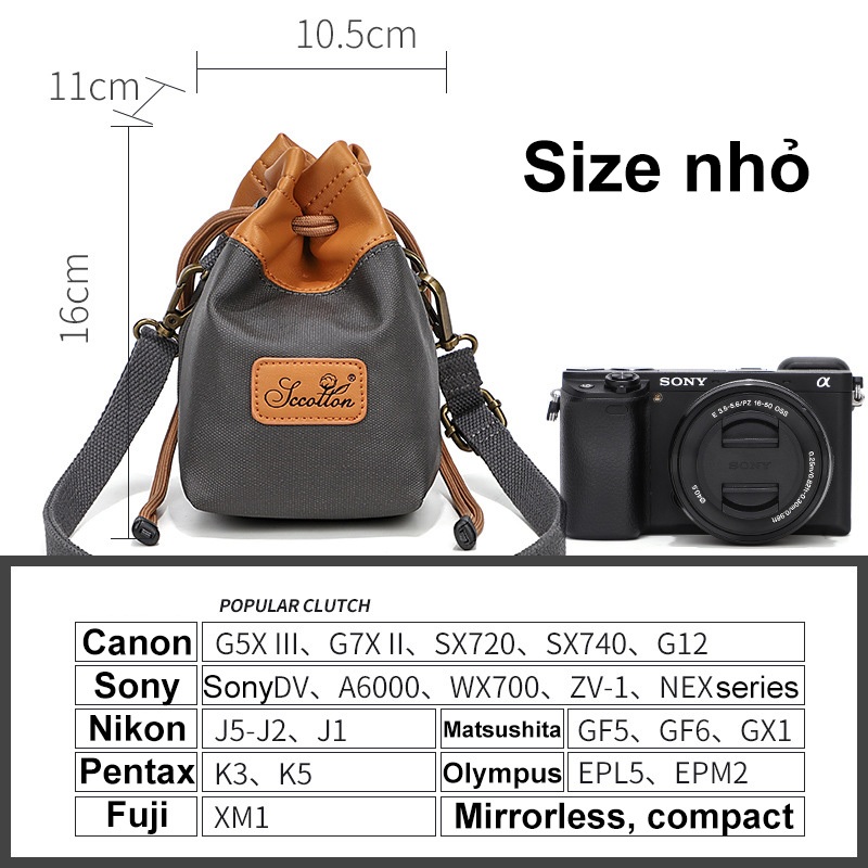 Túi đựng máy ảnh chống nước CHANGXINH TT258