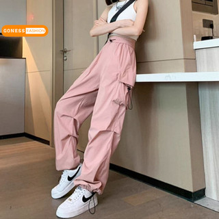 Quần kaki Goness Jogger ống rộng túi hộp suông bo gấu phong cách trẻ năng động thời trang Hàn Quốc