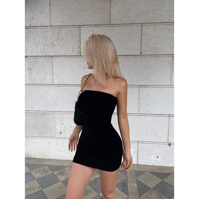 Đầm Body Ống Dáng Ngắn Tôn 3 Vòng Sexy