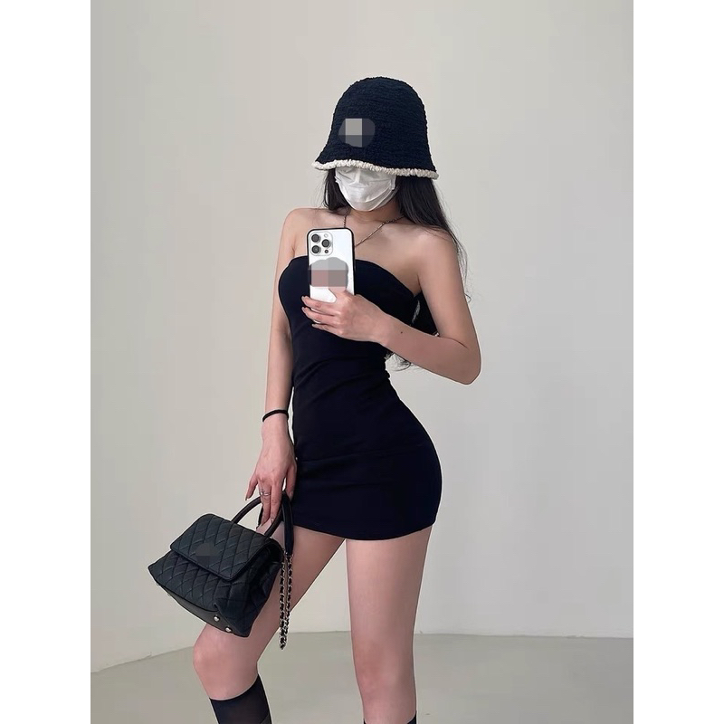 Đầm Body Ống Dáng Ngắn Tôn 3 Vòng Sexy