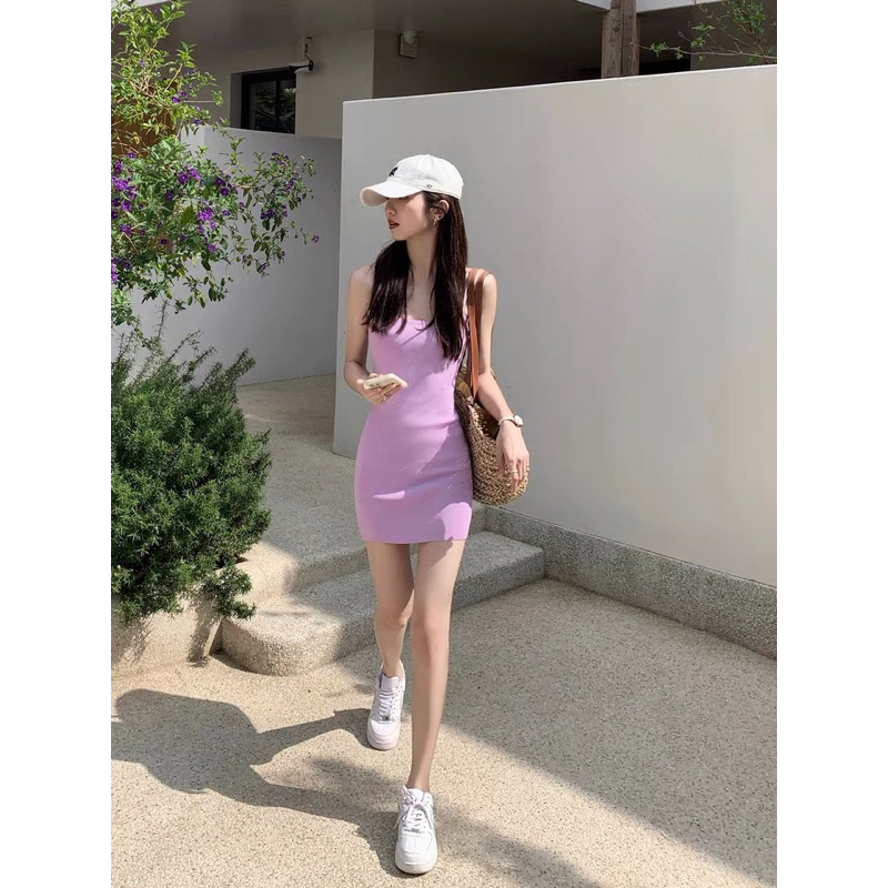 Đầm Body Ống Dáng Ngắn Tôn 3 Vòng Sexy