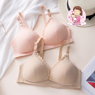 Áo lót bầu cho con bú, chất Su Tăm mềm mịn mát, không gọng nâng ngực, chống chảy sệ 288