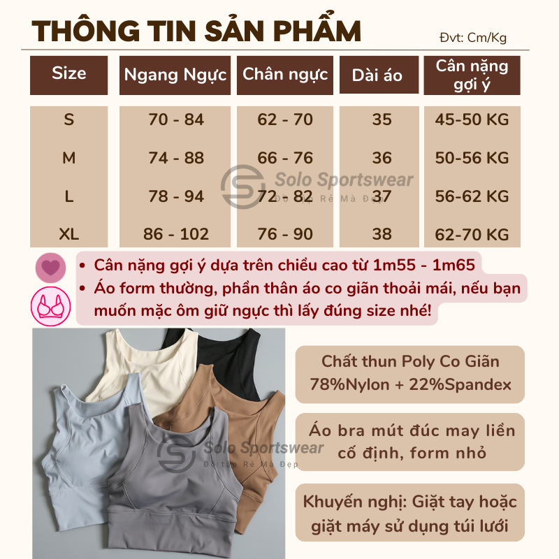 Áo Bra Tập Gym Yoga Nữ ❤️𝐇𝐀̀𝐍𝐆 𝐗𝐈̣𝐍❤️ Áo Lót thể thao nữ có mút ngực thun poly co giãn thoáng mát 𝐆𝐘𝐌𝐒𝐓𝐎𝐑𝐄 1211