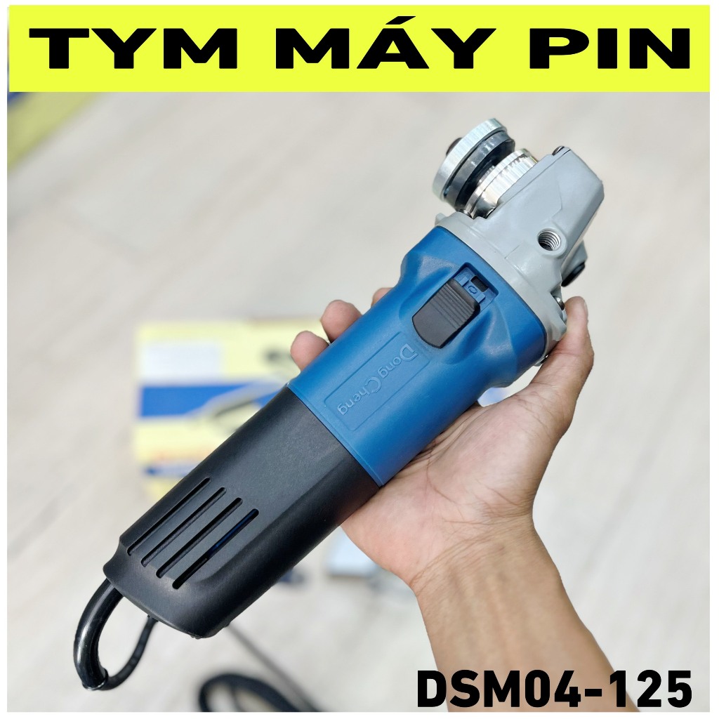 Máy Mài Góc Dongcheng DSM04-125  có chỉnh tốc – tym máy pin