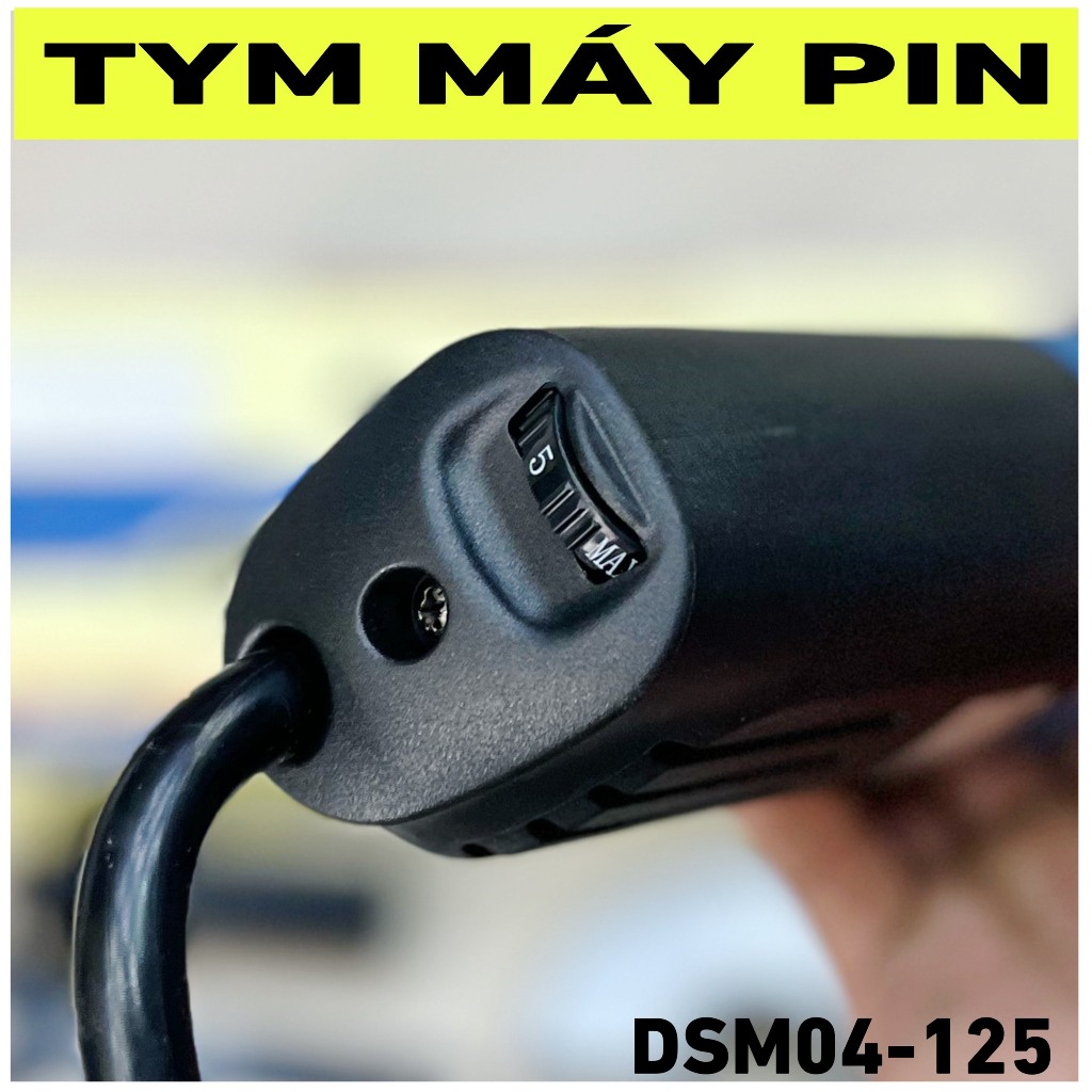 Máy Mài Góc Dongcheng DSM04-125  có chỉnh tốc – tym máy pin