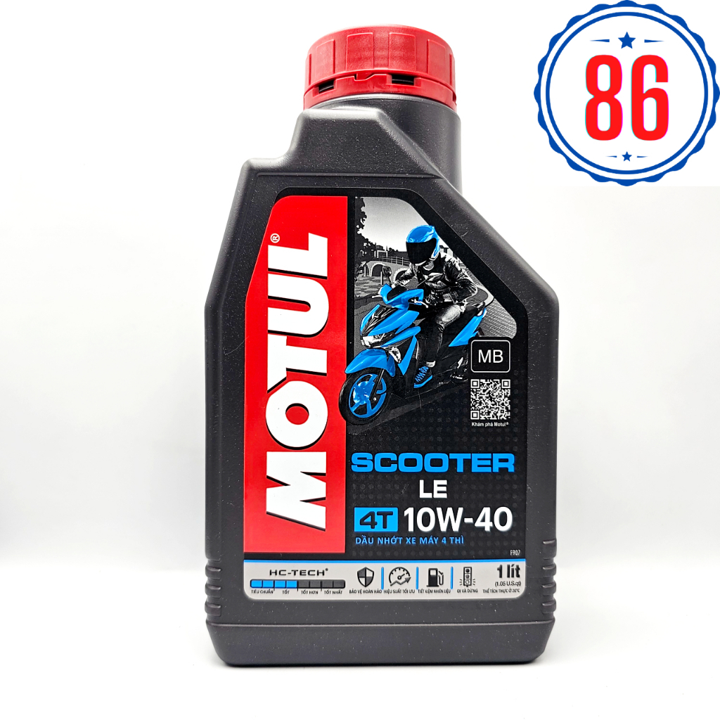 Nhớt xe tay ga Motul Scooter Le 10W40 1L