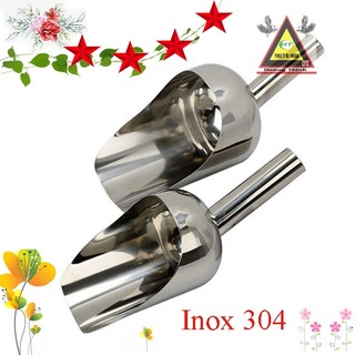 Xúc đá inox 304 loại lớn 1kg - 2 kg - Xẻng xúc đá inox _Thương hiệu EAST