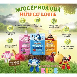 Nước Dinh Dưỡng Lotte Từ Hoa Quả Và Rau Củ Organic Giúp Bé Phát Triển