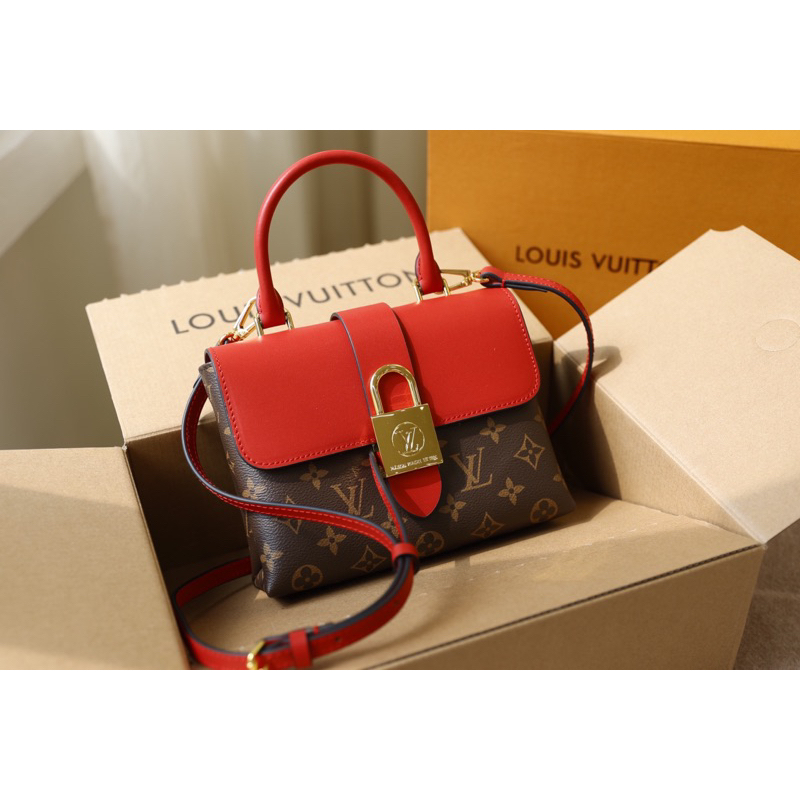 Túi Xách LV Locky BB Đỏ Đen Hồng Nâu Size 20  -  By Anh Dinh Phuong