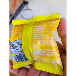 snack cá viên chiên bịch 60 gói