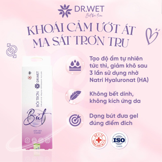 Bôi Trơn Dr.Wet Hỗ Trợ Cấp Ẩm, Bôi Trơn, Kéo Dài Thời Gian Quan Hệ