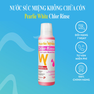 Nước Súc Miệng Singapore Pearlie White - Không Cồn Sát Khuẩn -  nồng độ chất diệt khuẩn 0.2%