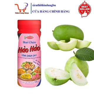 Muối Hảo Hảo Chấm Hoa quả, thức ăn Chính Hãng - hũ 120gr MẪU MỚI
