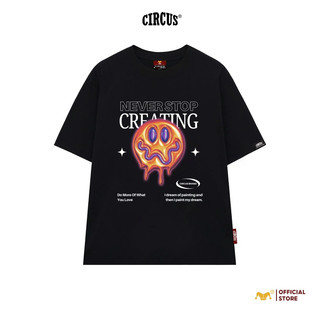 Áo thun unisex oversize local brand 100% cotton - MÃ SMILLING FACE G10 CIRCUS