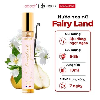 Nước hoa nữ Fairy Land Adopt chính hãng Pháp 10ml hương thơm thanh mát ngọt ngào
