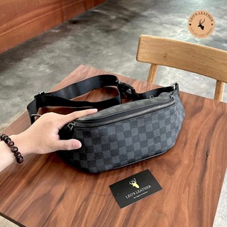 Túi chéo chéo túi bao tử đeo hông caro độc đáo da mềm Unisex 🔥 FREESHIP🔥 BT007