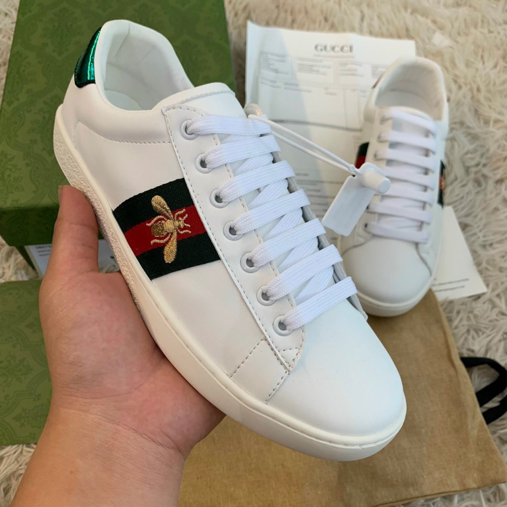 GIÀY THỂ THAO NAM, gucci LEVED nam, nữ - SNEAKER DA THẬT- thời trang