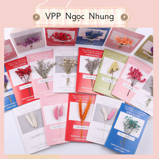 Thiệp❤️ hoa khô rực rỡ ❤️ handmade chúc mừng sinh nhật, 20-11, 20-10,...
