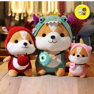 Gấu bông Chó Shiba Cosplay Cao Cấp - Xưởng Gấu Bông Việt Nam