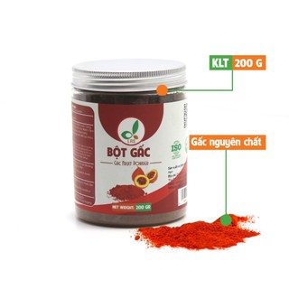 Bột gấc khô nguyên chất - hũ 200g | las việt nam