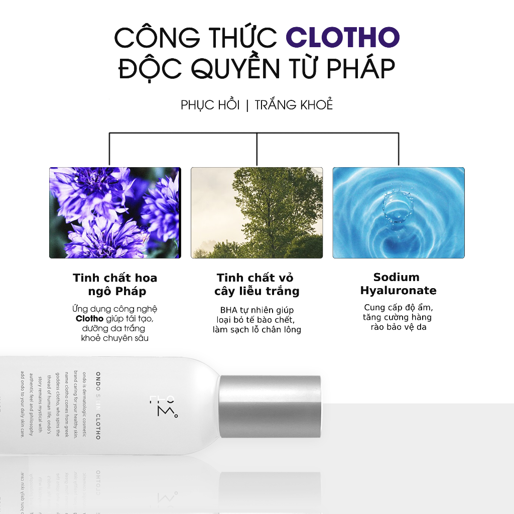 Xịt Khoáng Dưỡng Da Ondo Skin Clotho Mist 110ML