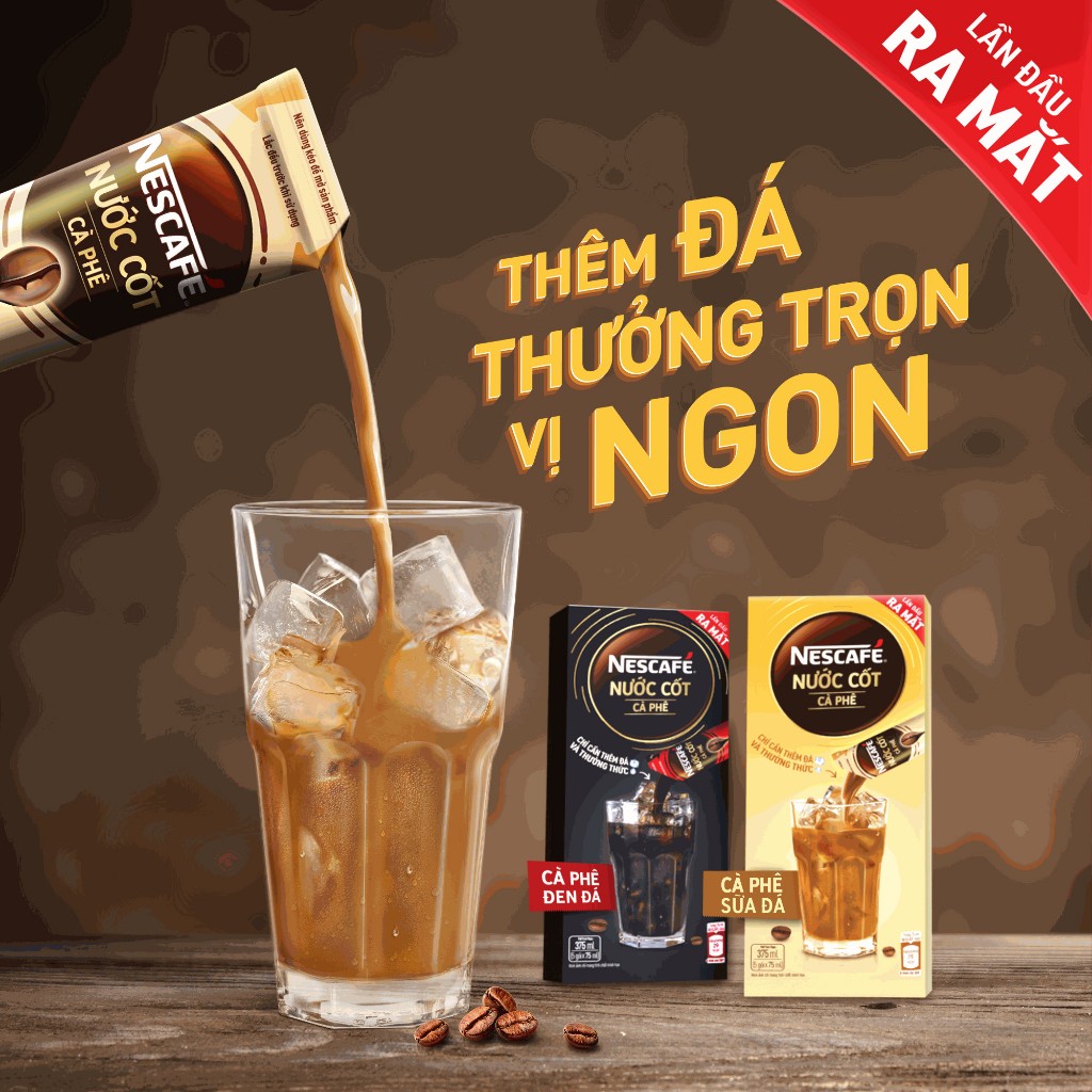 Nescafe nước cốt cafe đen đá_cafe sữa đá T4/2024