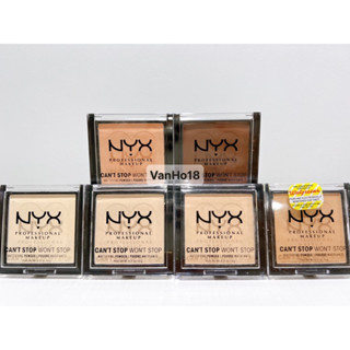 Phấn phủ kiềm dầu NYX Professional Make Up Can’t Stop Won’t Stop Mattifying Powder 6g