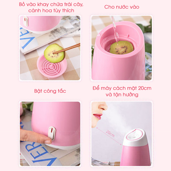 MÁY XÔNG HƠI MẶT THẢO DƯỢC, HOA QUẢ TỰ ĐỘNG 2 IN 1 MAOER