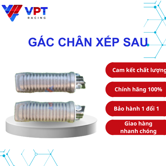Gác chân xếp sau Suzuki cho xe Xipo RC 100 / RG 110 / RGV 120 / Satria 120
