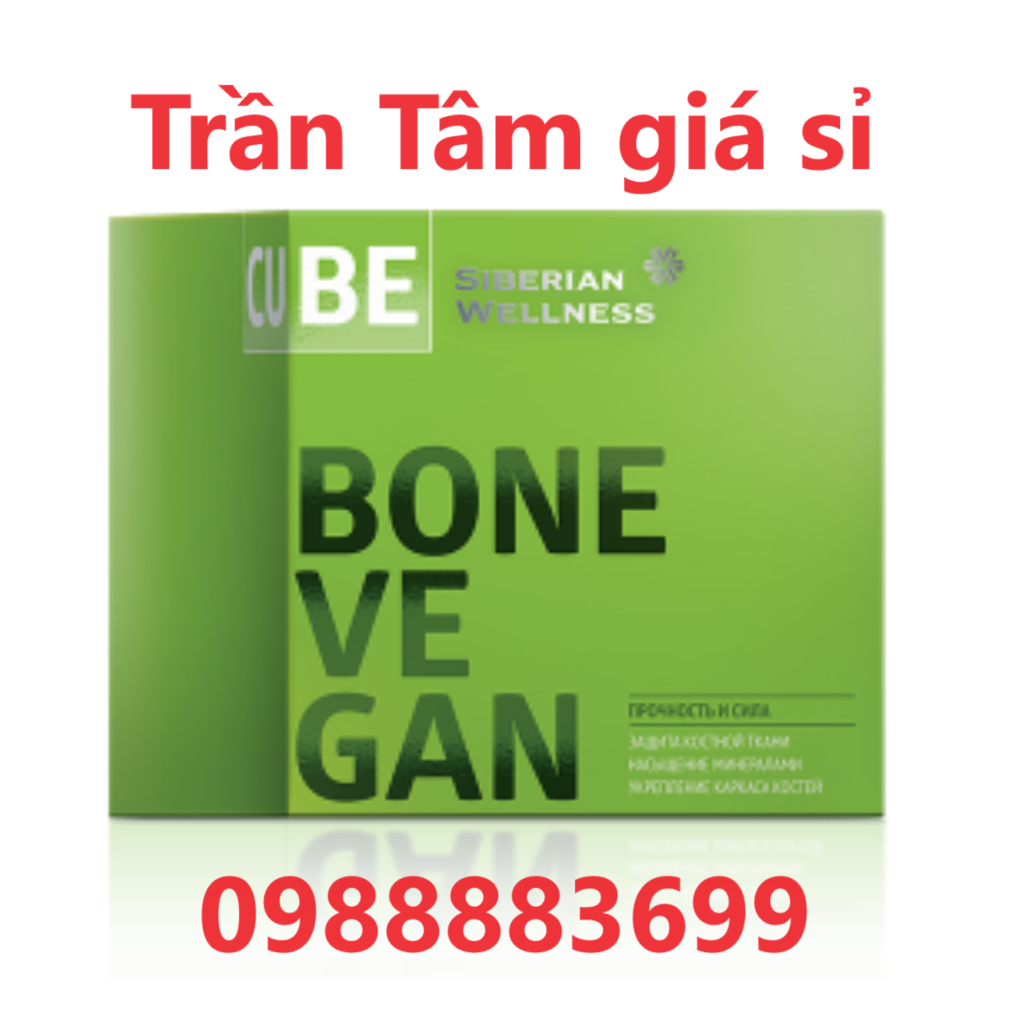 Thực phẩm bảo vệ sức khỏe 3D Bone Vegan Cube, giúp hạn chế loãng xương , giúp xương chắc khỏe