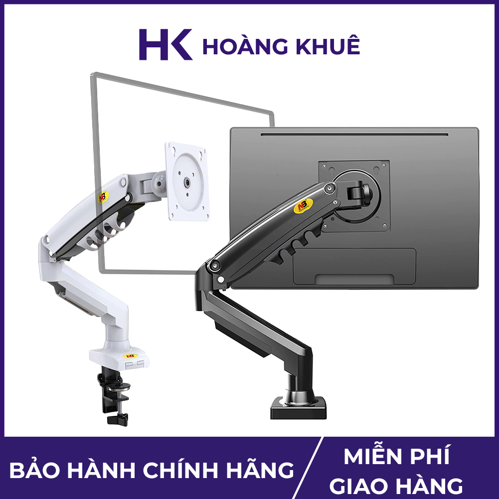 Giá treo màn hình máy tính NB F80 từ 17-30 inch - Tải trọng 9Kg, xoay 360 độ