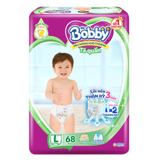 Tã quần bobby size l68 miếng cho bé từ 9-13kg