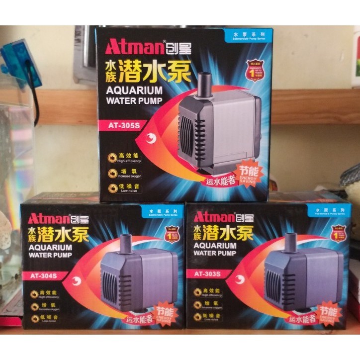 Máy Bơm Nước Hồ Cá Atman  305S dành cho hồ cá cảnh, hòn non bộ